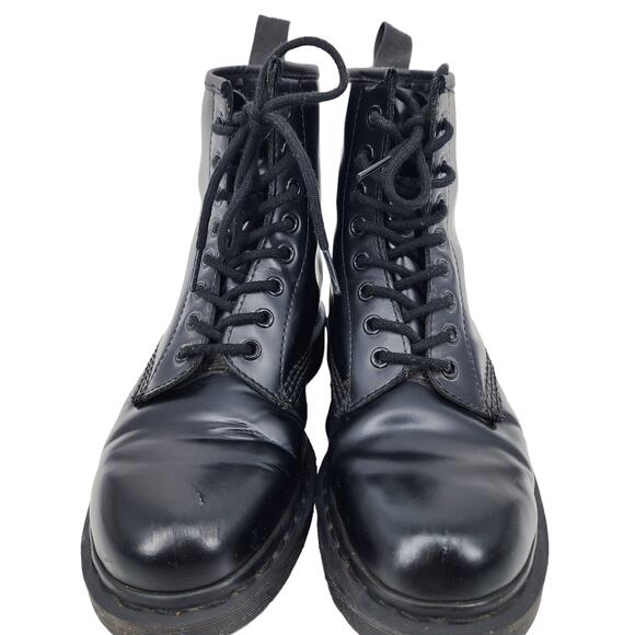 Dr. Marten's Doc's 1460 The Original Black Leather Lace Up Boots Size 7 - Picture 8 of 8